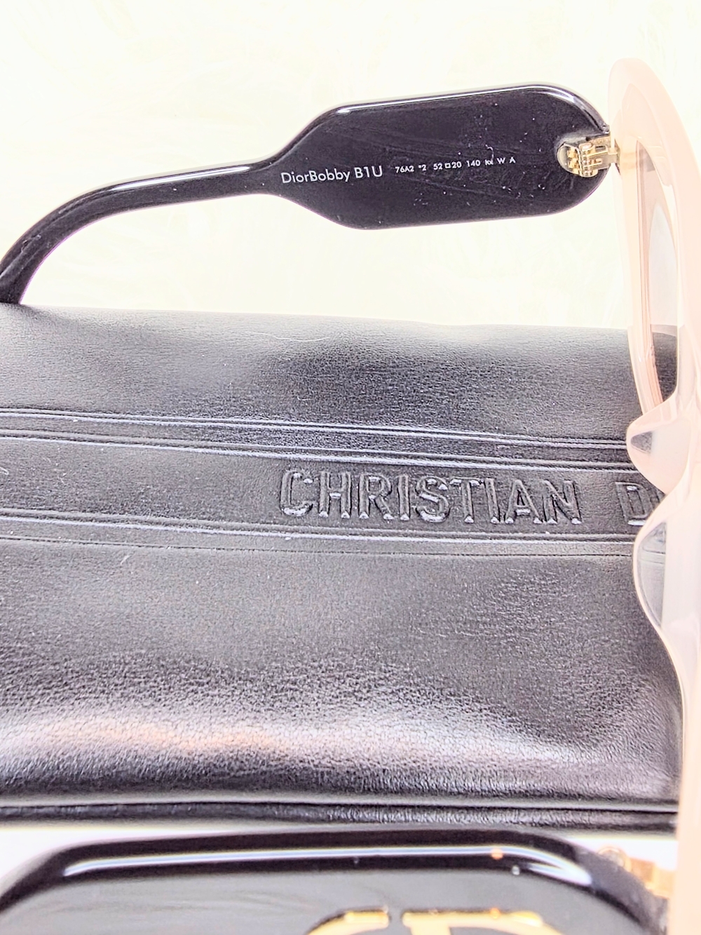 Christian Dior Bobby Acetate Pink Cat-Eye Sunglasses NIB Retail $485 Full Incl. - Picture 8 of 15